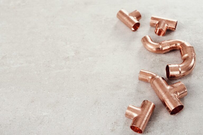 copper pipes